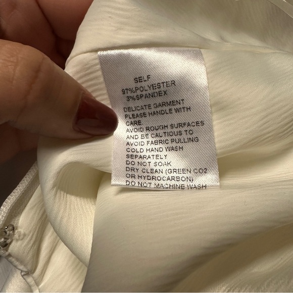 OUTCAST SWEET ESCAPE SATIN MINI DRESS WHITE - Size XS - Picture 10 of 11